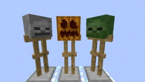 minecraft stojak na zbroje