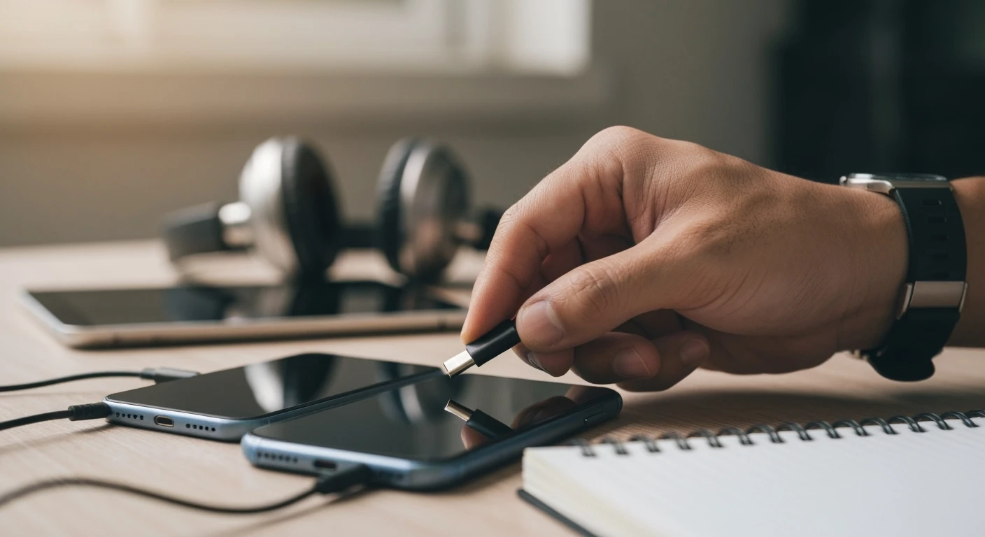 Czy problem leży w ładowarce lub kablu? Sprawdź zasilanie