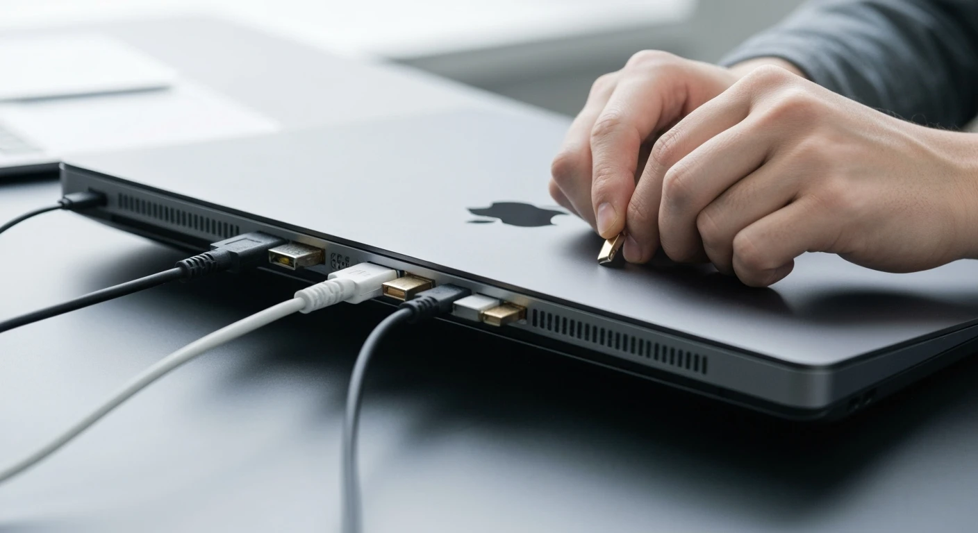 Kiedy Mac nie reaguje: odłączenie akcesoriów i resetowanie kontrolera?